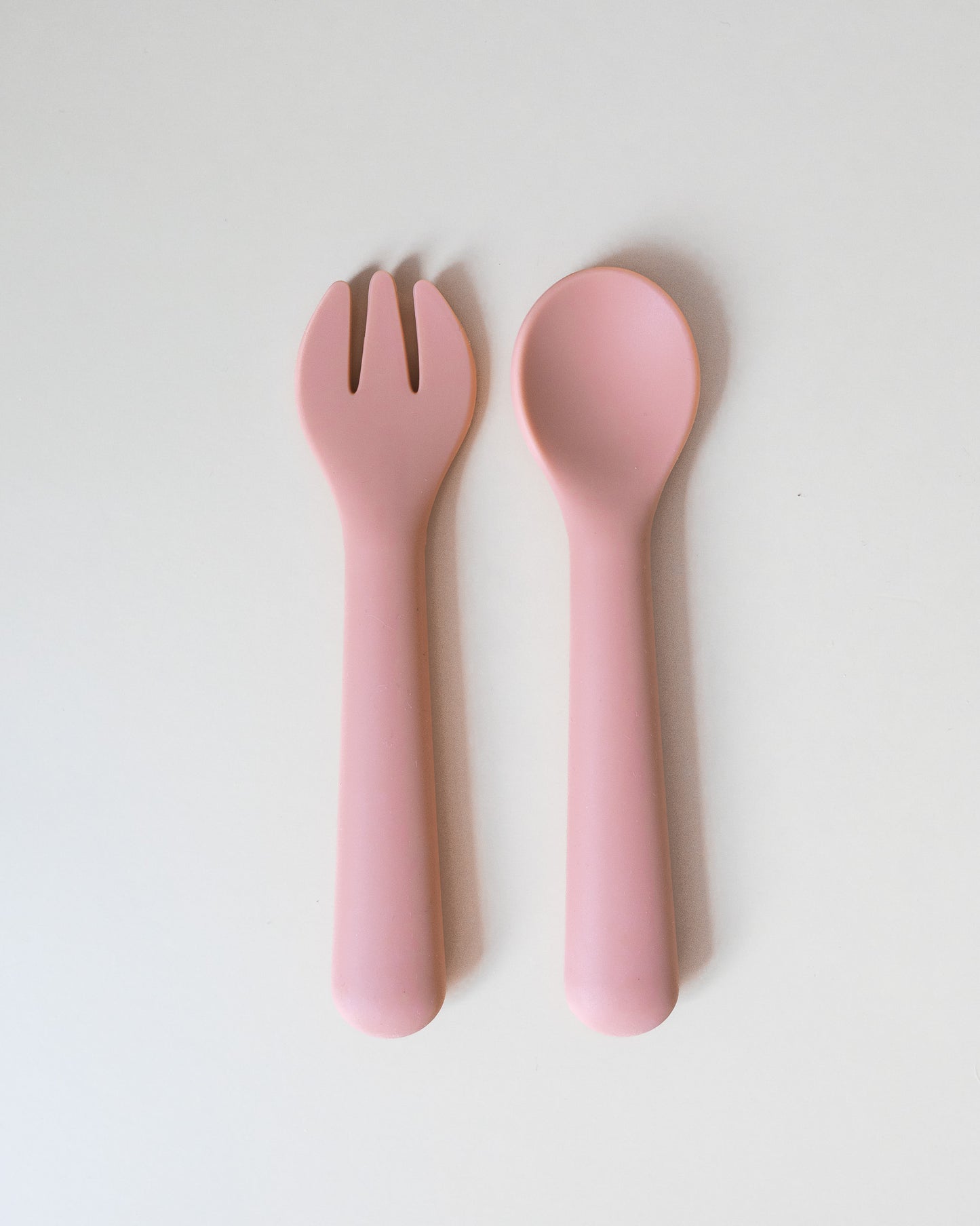 Silicone Spoon & Fork - Terracotta