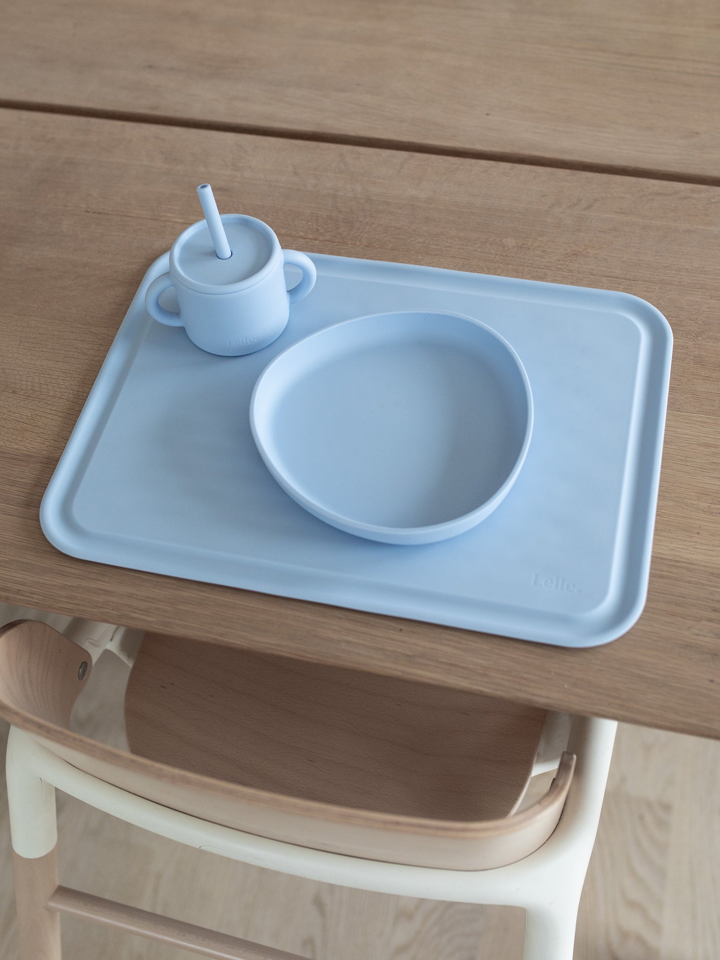 Silicone table mat - Powder Blue