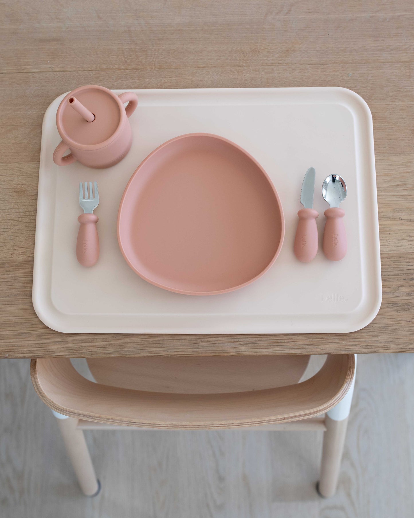 Complete children's set Signature - Terracotta/Oat
