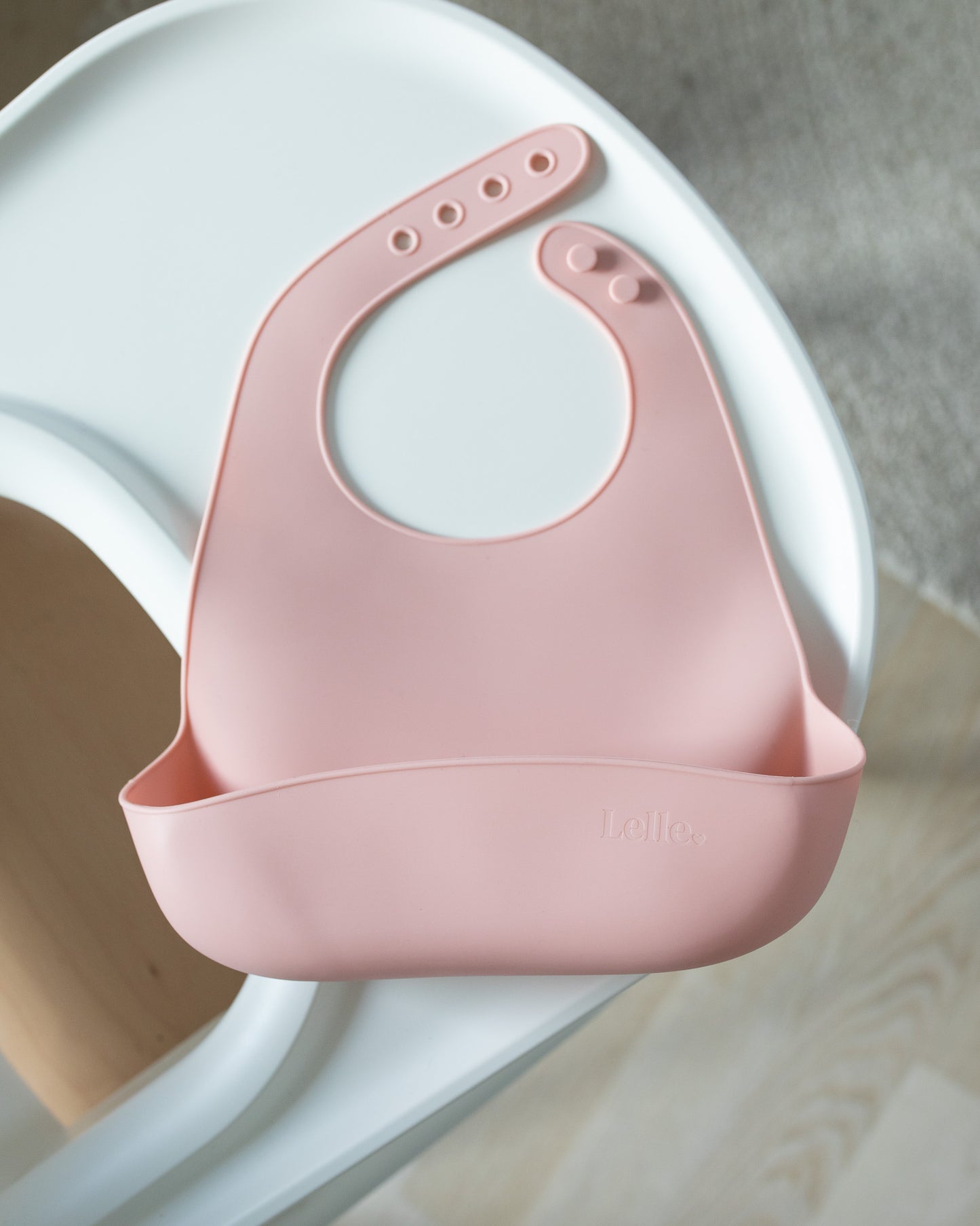 Silicone bib - Rose