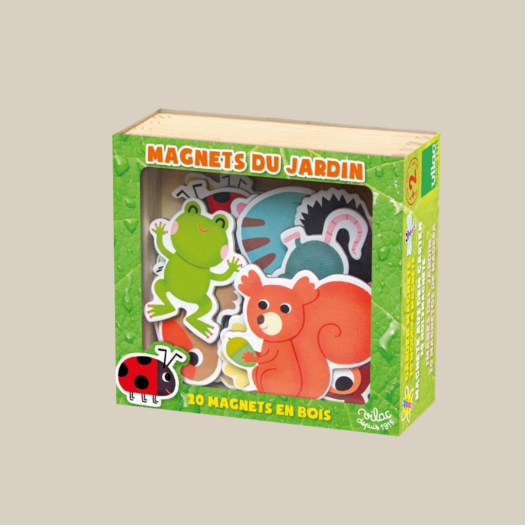 Magnetiskt lekset Trädgård och Djur - 20 delar