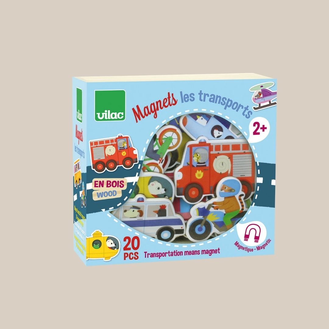 Magnetiska fordon i trä - 20 delar